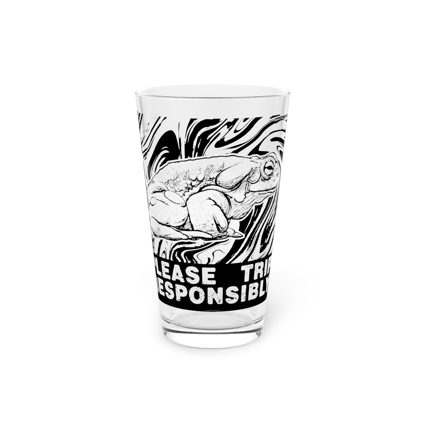 "Please Trip Responsibly" - 16oz Pint Glass