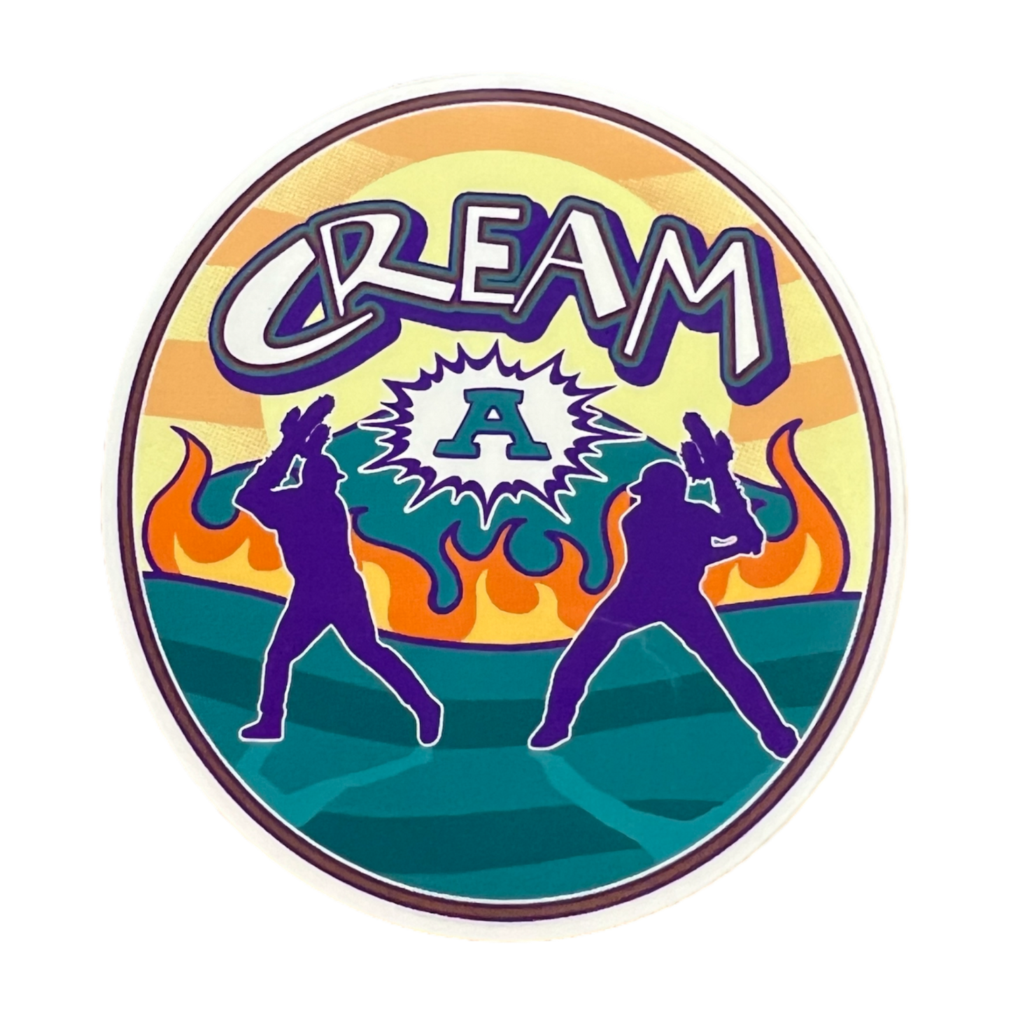 "CREAM COOLER" -3" Sticker