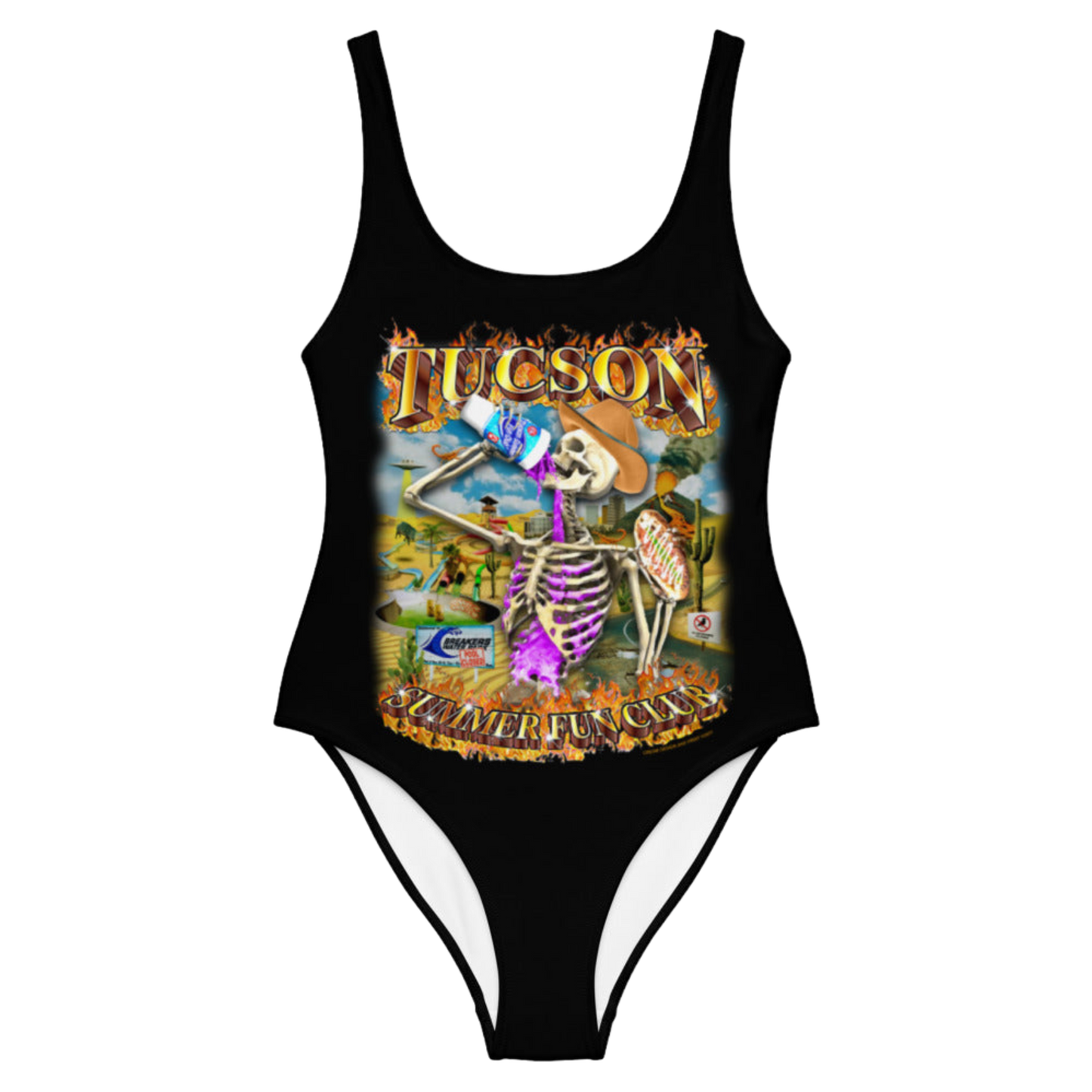 "Summer Fun Club '21" - One-Piece Swimsuit