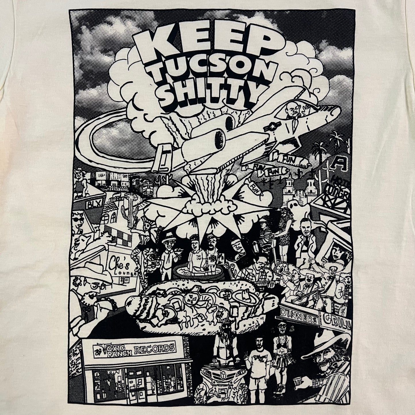 "Keep Tucson Shitty" - Off-White Tee