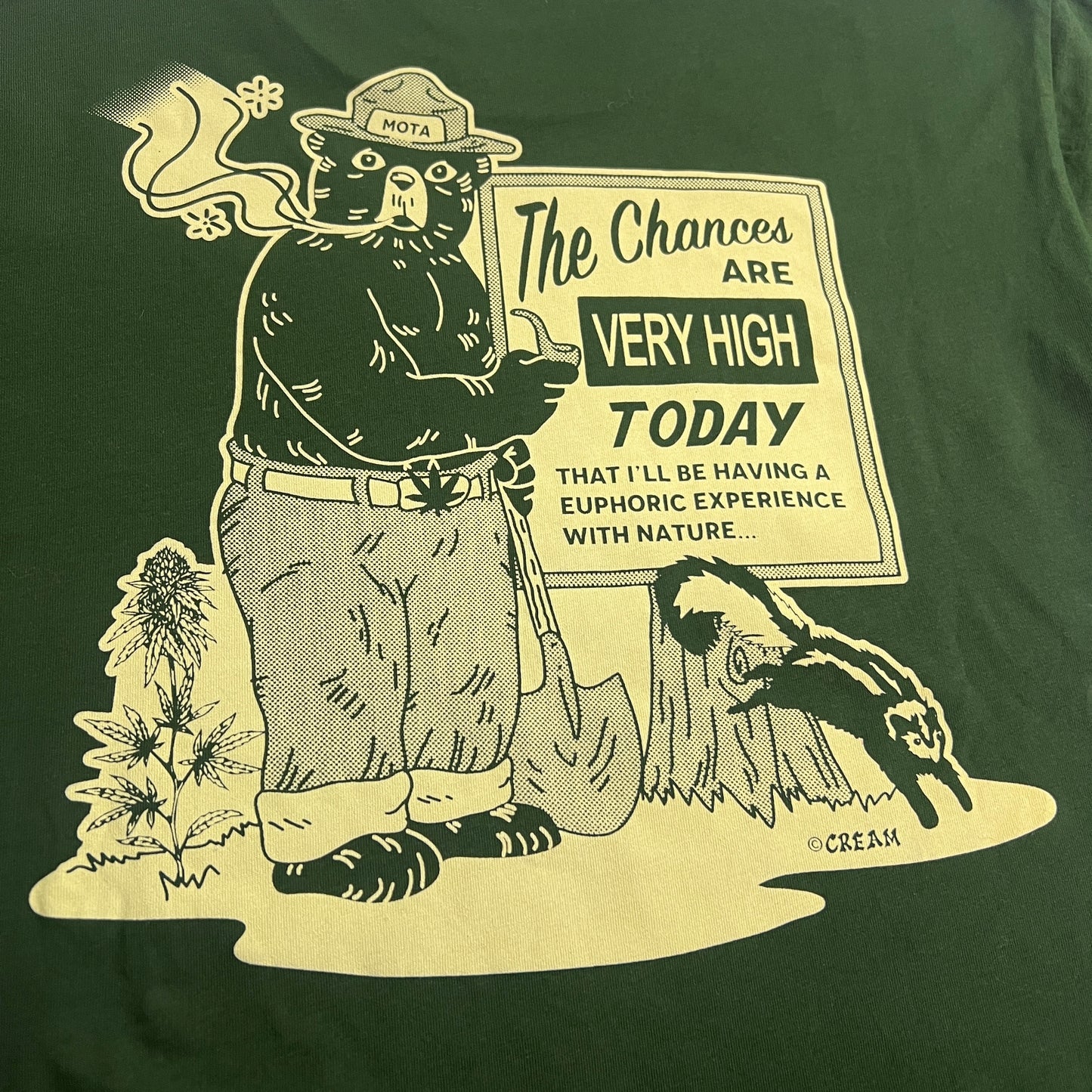 "Euphoric Experience" - Green Leaf Tee