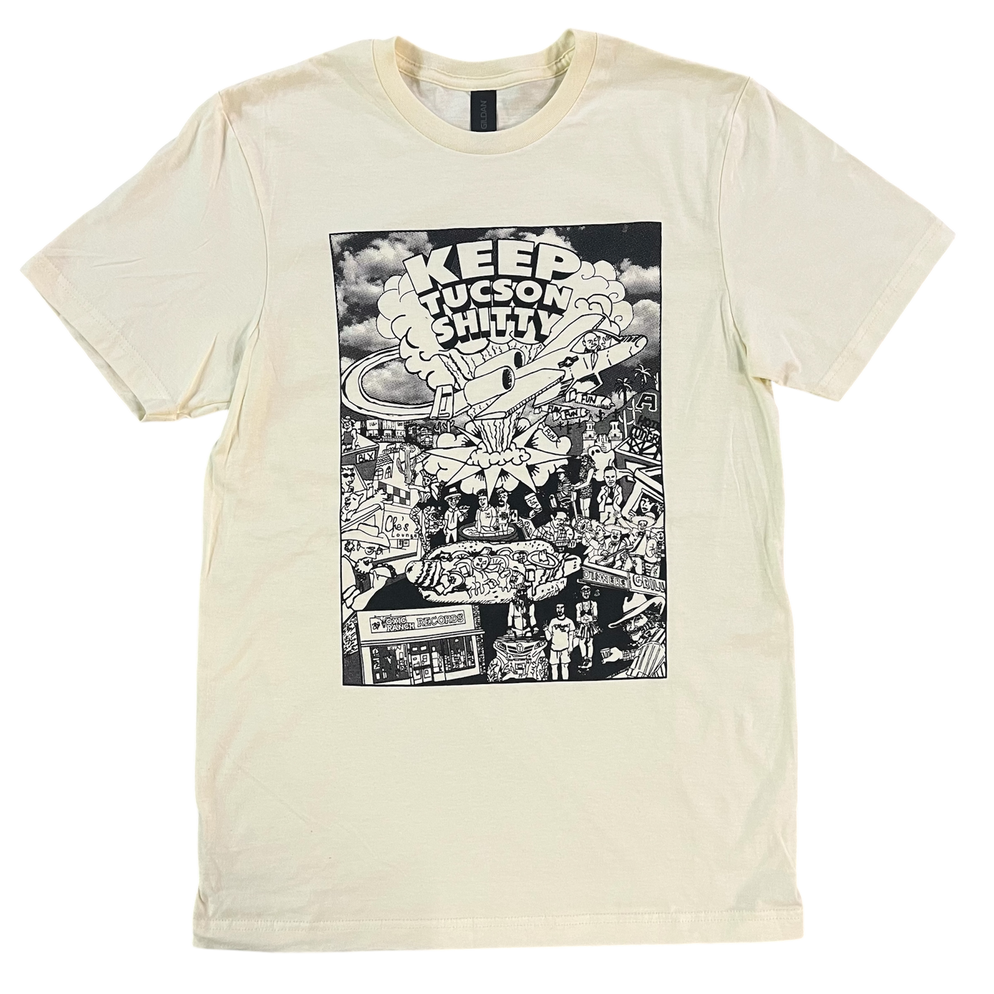 "Keep Tucson Shitty" - Off-White Tee
