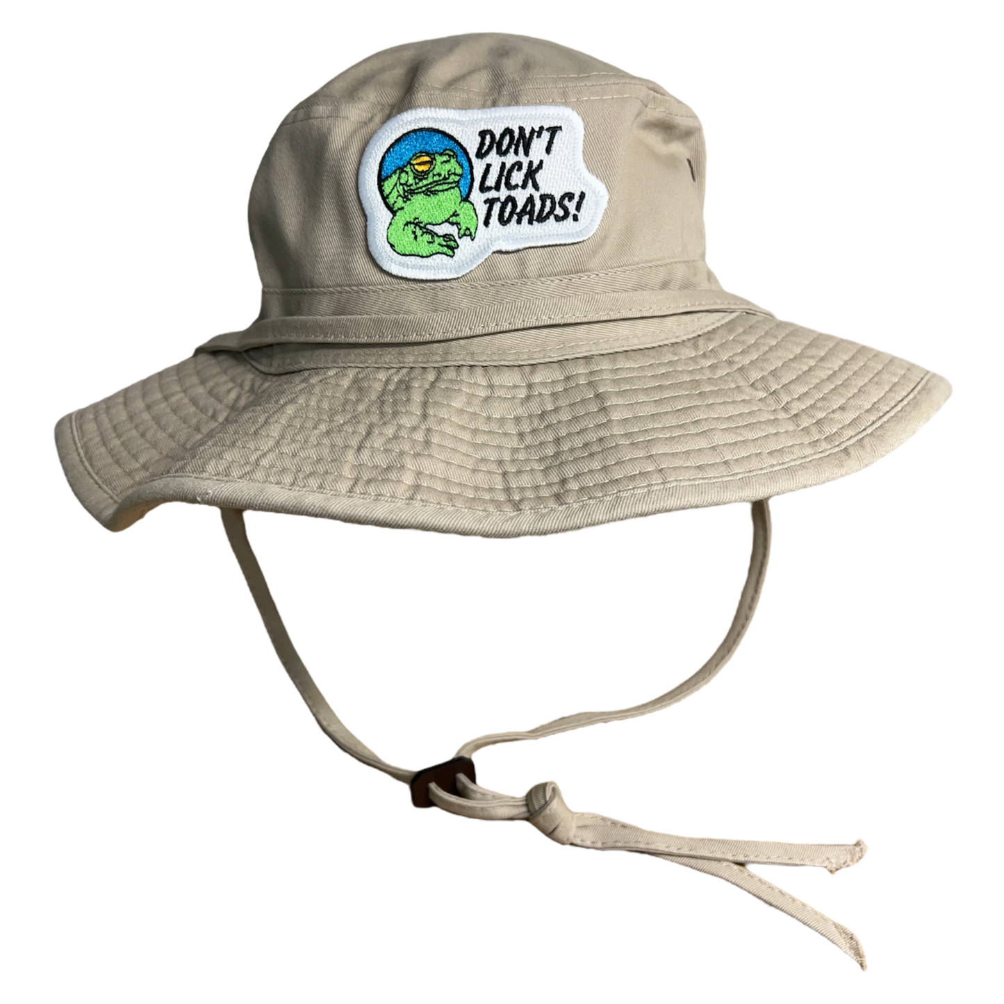 "Don't Lick Toads" - Khaki Boonie Hat