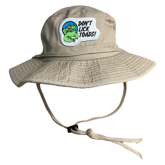 "Don't Lick Toads" - Khaki Boonie Hat