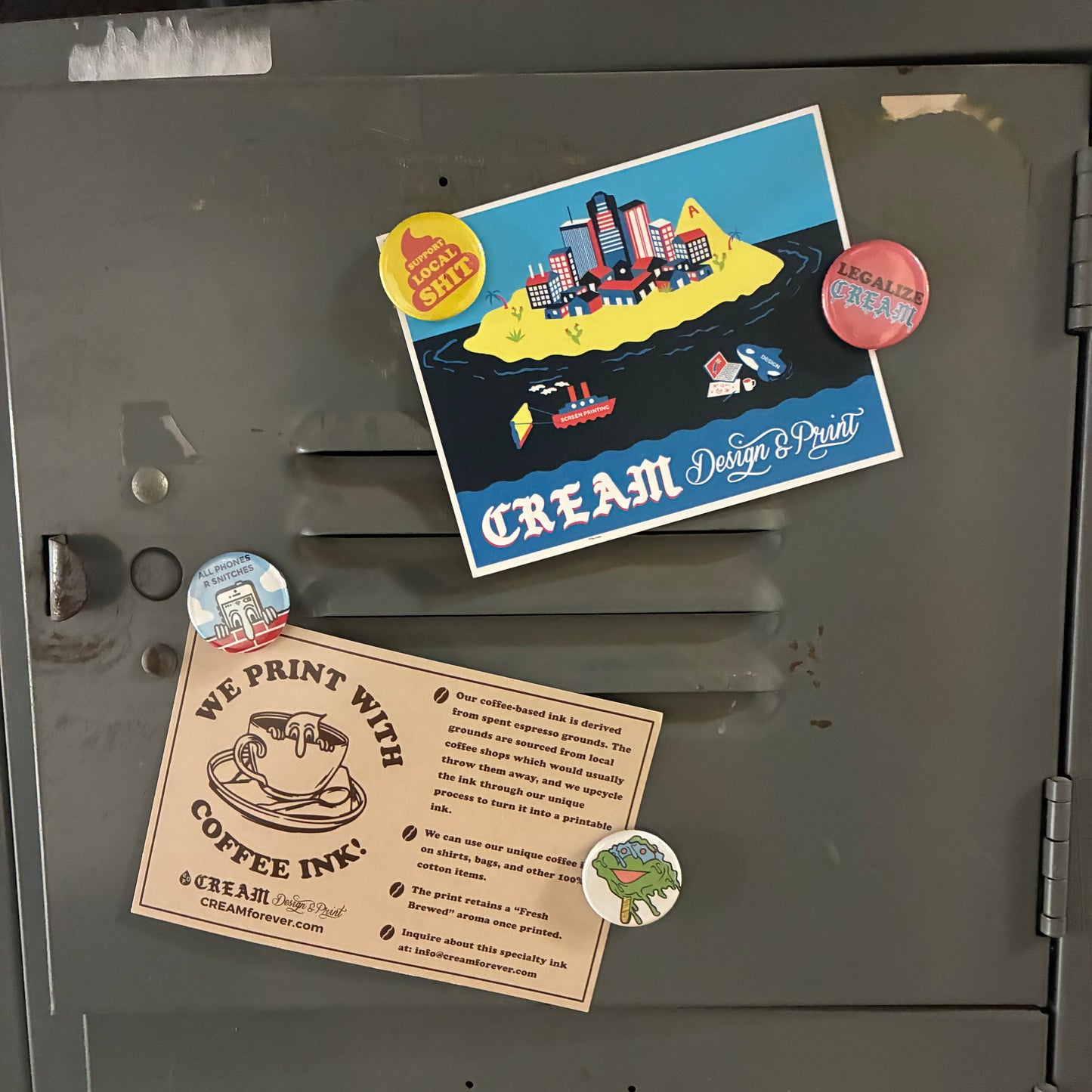 CREAM Magnets - 1.25"x1.25"