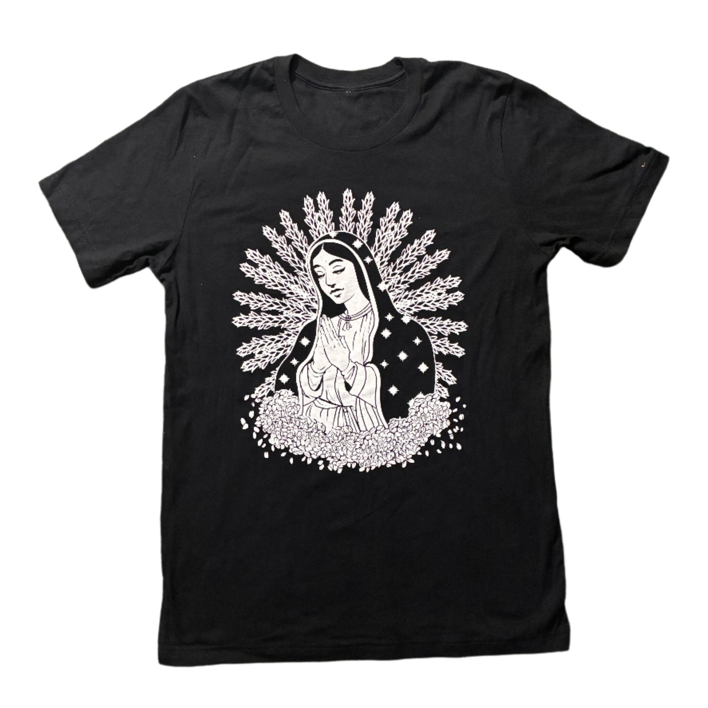 "Our Lady of Guadalupe" Barrio Bread - Black Jersey Tee