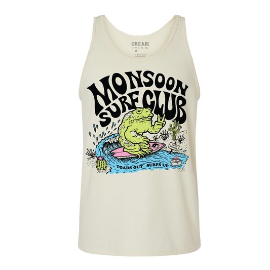 "Toads Out Surfs Up" - Natural Tank