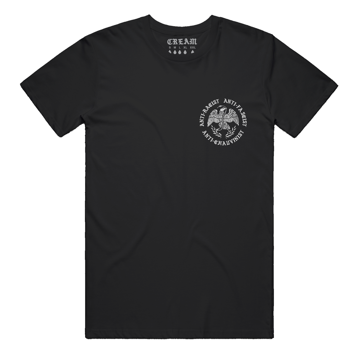 "Anti Eagle" - Black Tee