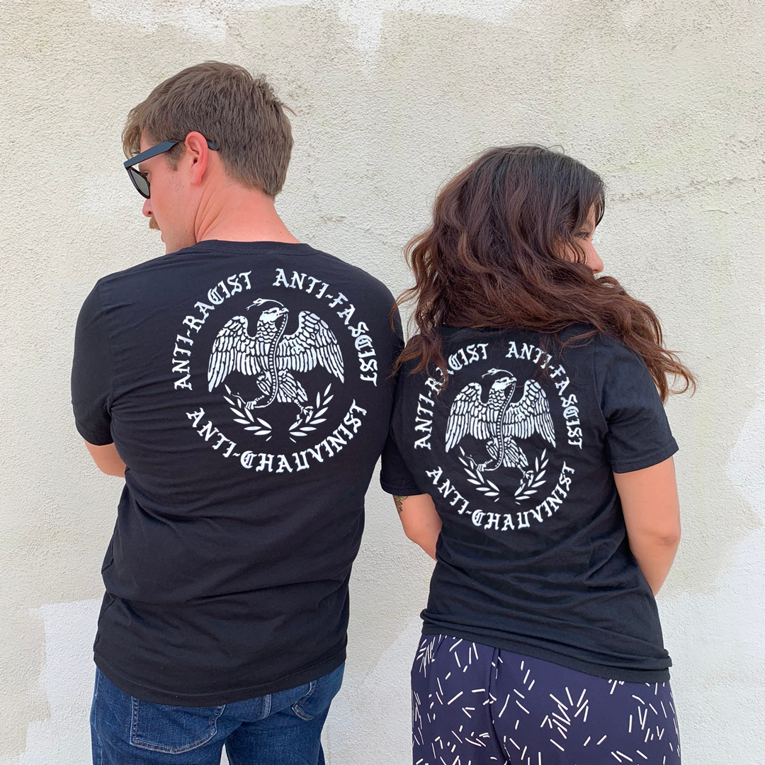 "Anti Eagle" - Black Tee