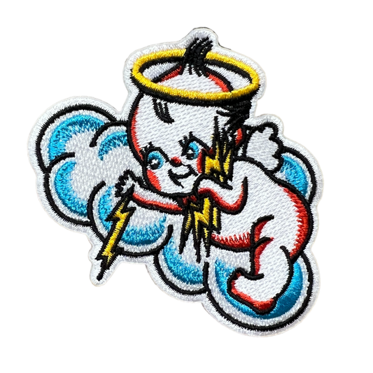 "Rains From Heaven" - 3.25" Angel Kewpie Patch