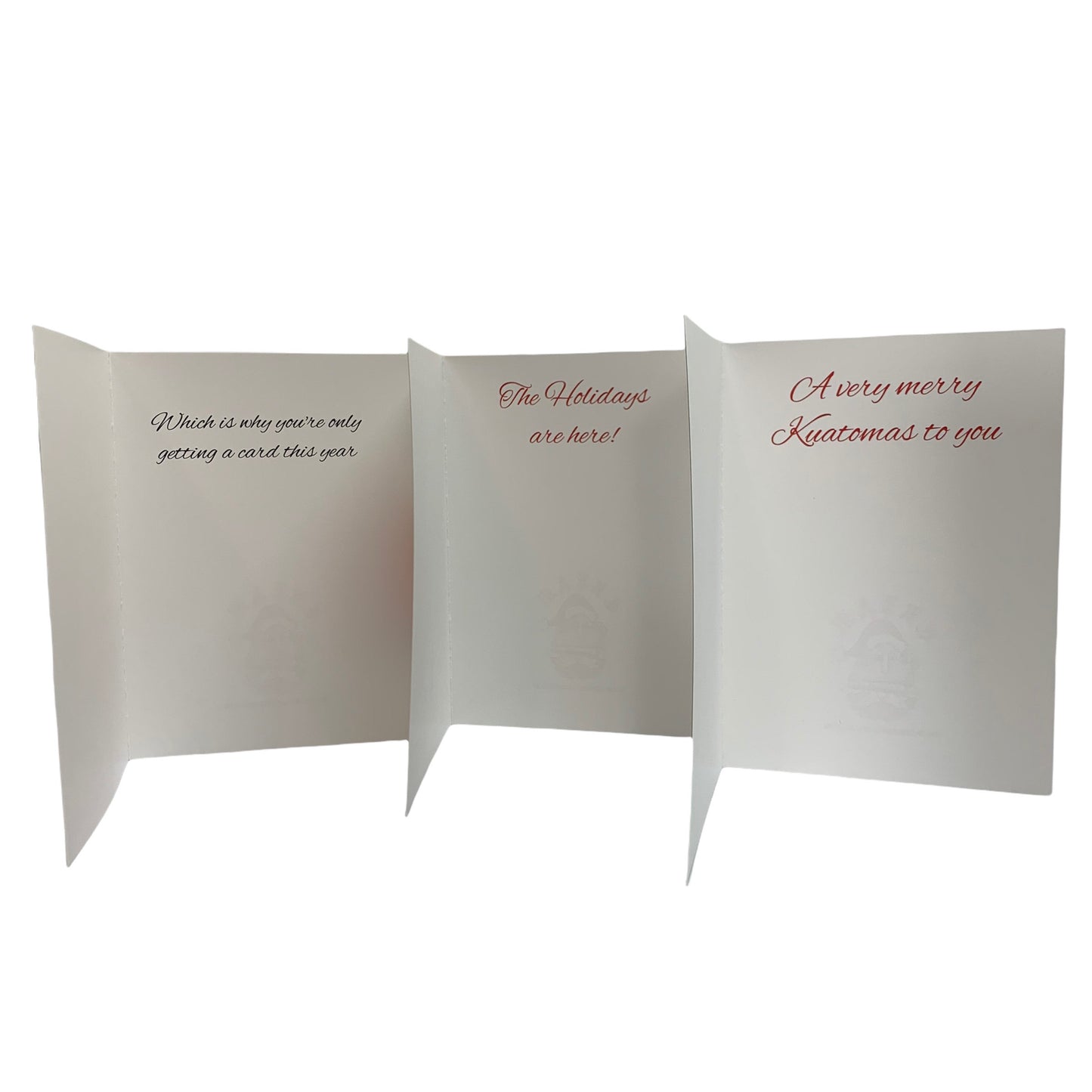 "Total Recards" - 3 Total Recall inspired Holiday Cards