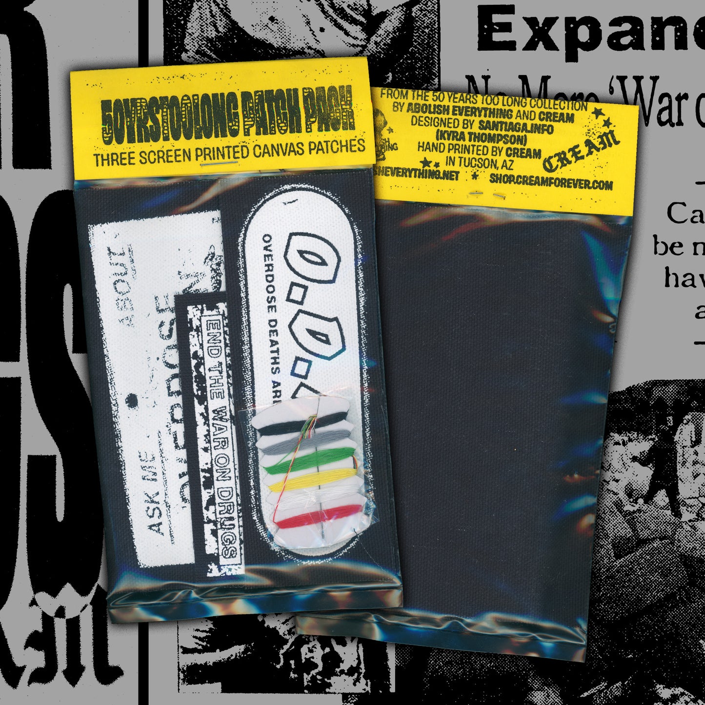 "50 Years Too Long" - Punk Patch Pack