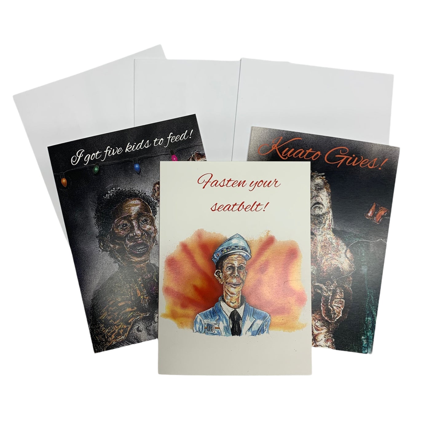 "Total Recards" - 3 Total Recall inspired Holiday Cards