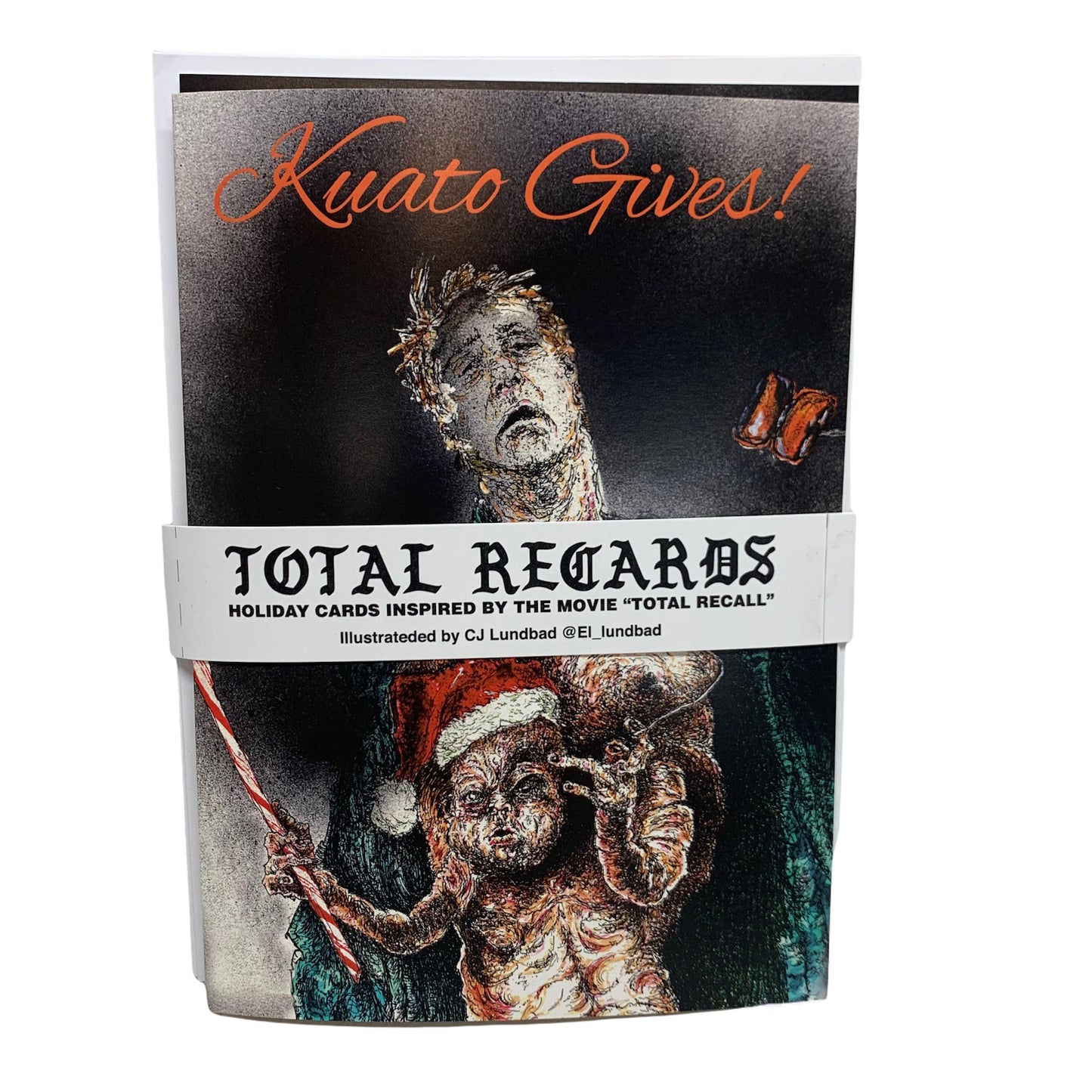 "Total Recards" - 3 Total Recall inspired Holiday Cards