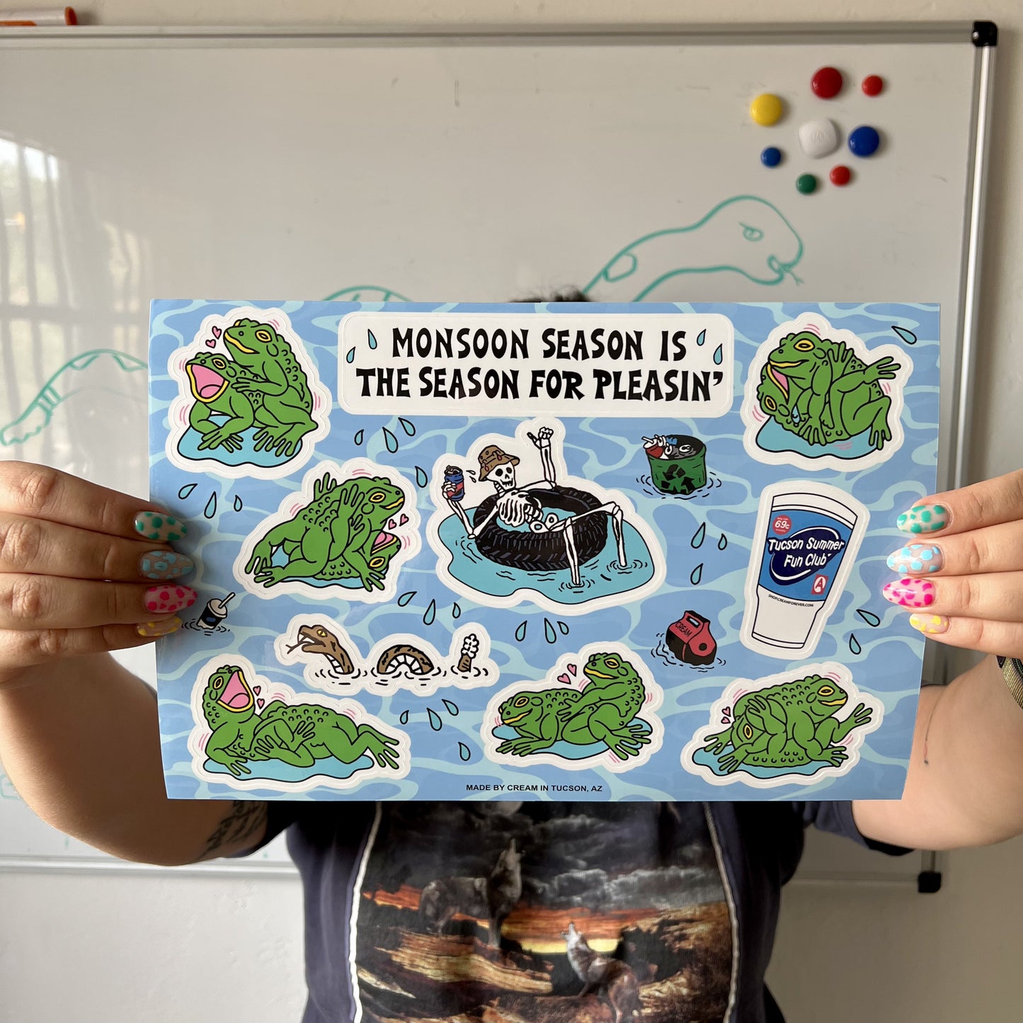 "Season For Pleasin'" - Large Sticker Sheet