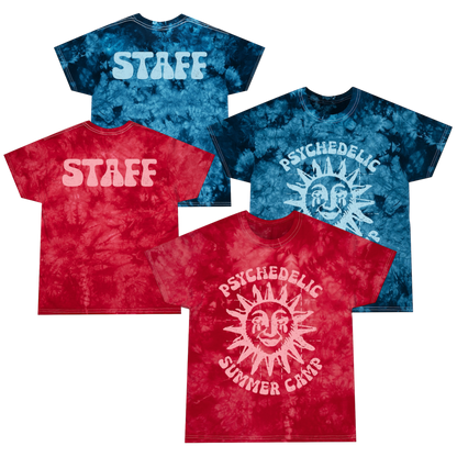 "Psychedelic Summer Camp" - Tie Dye Tees