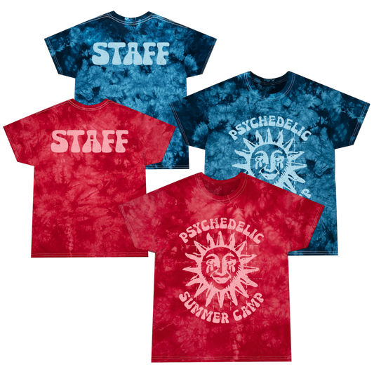 "Psychedelic Summer Camp" - Tie Dye Tees