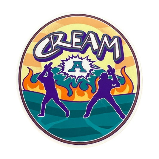 "CREAM COOLER" -3" Sticker