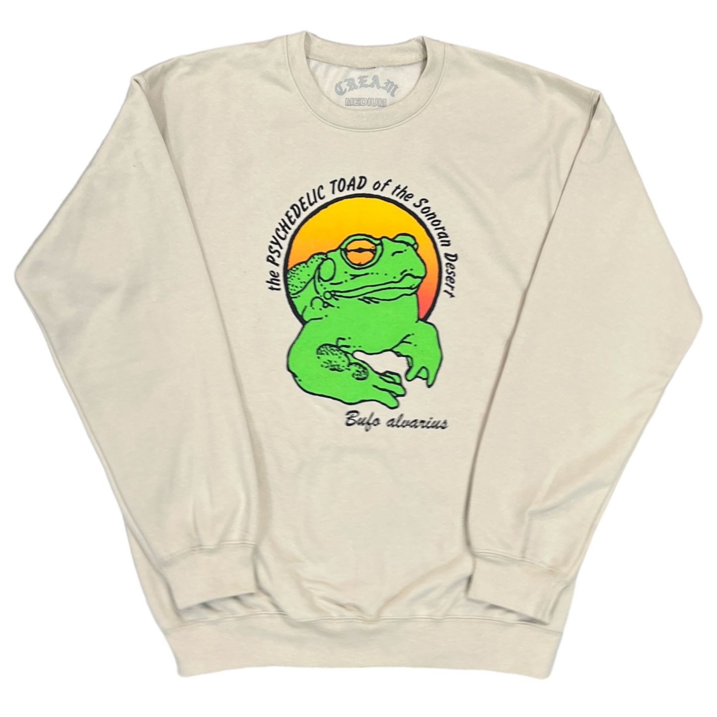 "The Psychedelic Toad of the Sonoran Desert" - Sand Sweatshirt