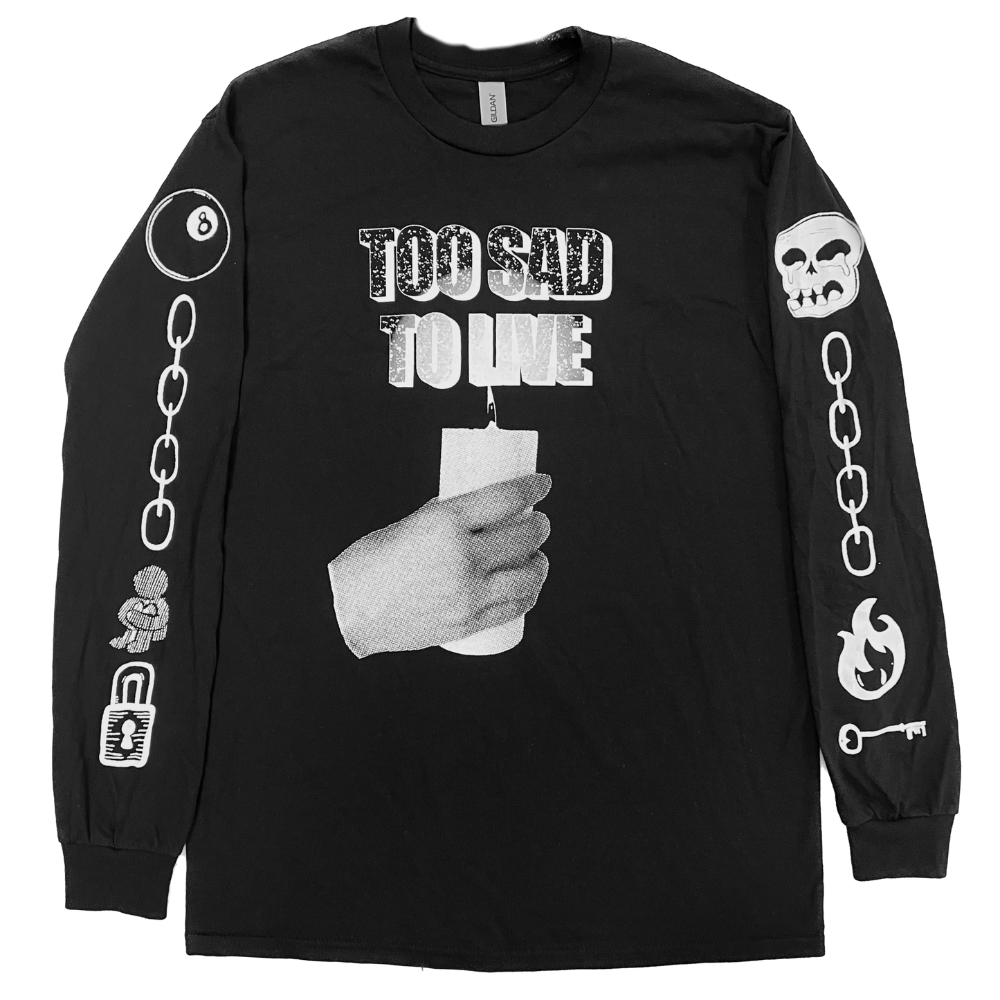 @MFMerlin - "Mental Purgatory" - Black Long Sleeve