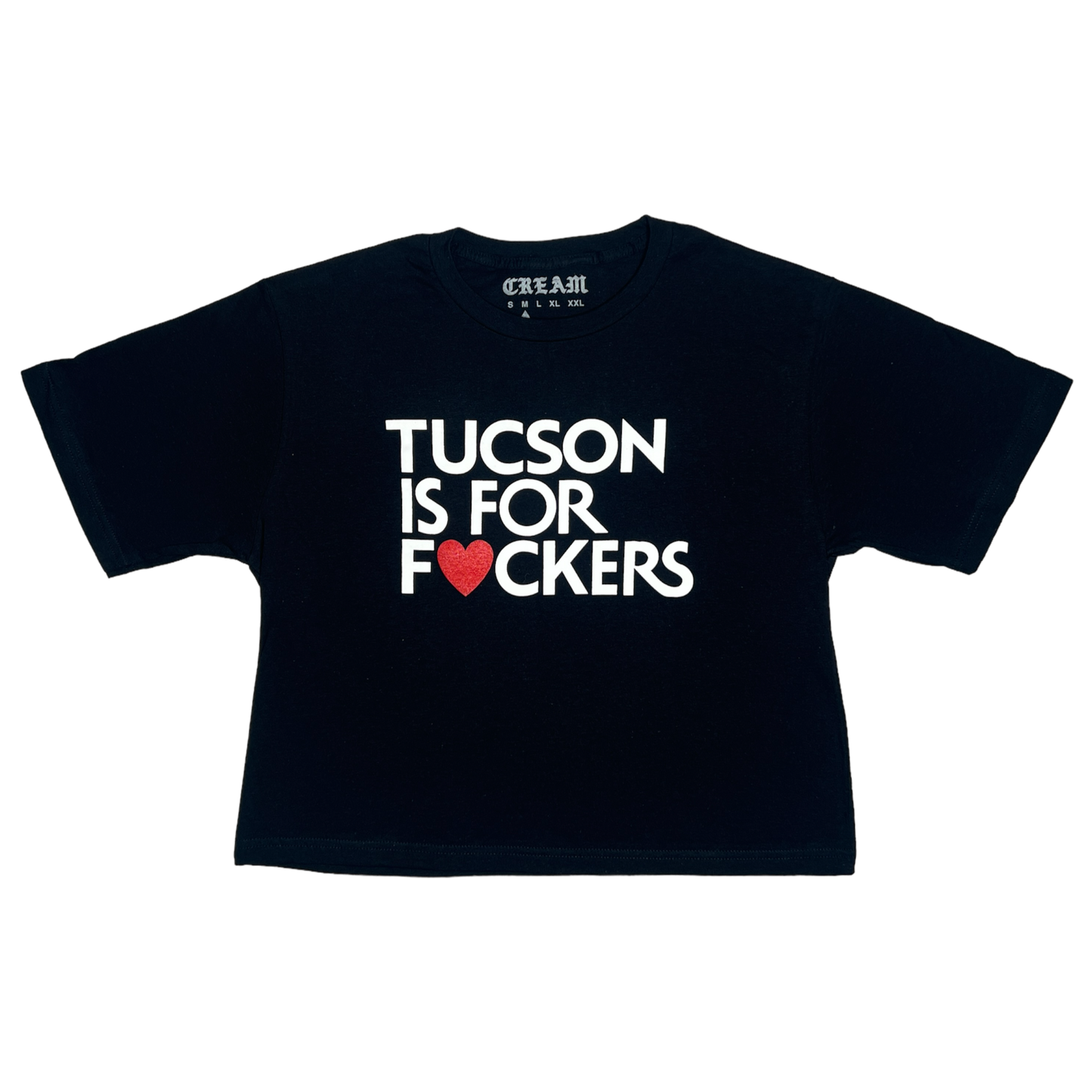 "Tucson Is For F❤️ckers" - Black Crop Top