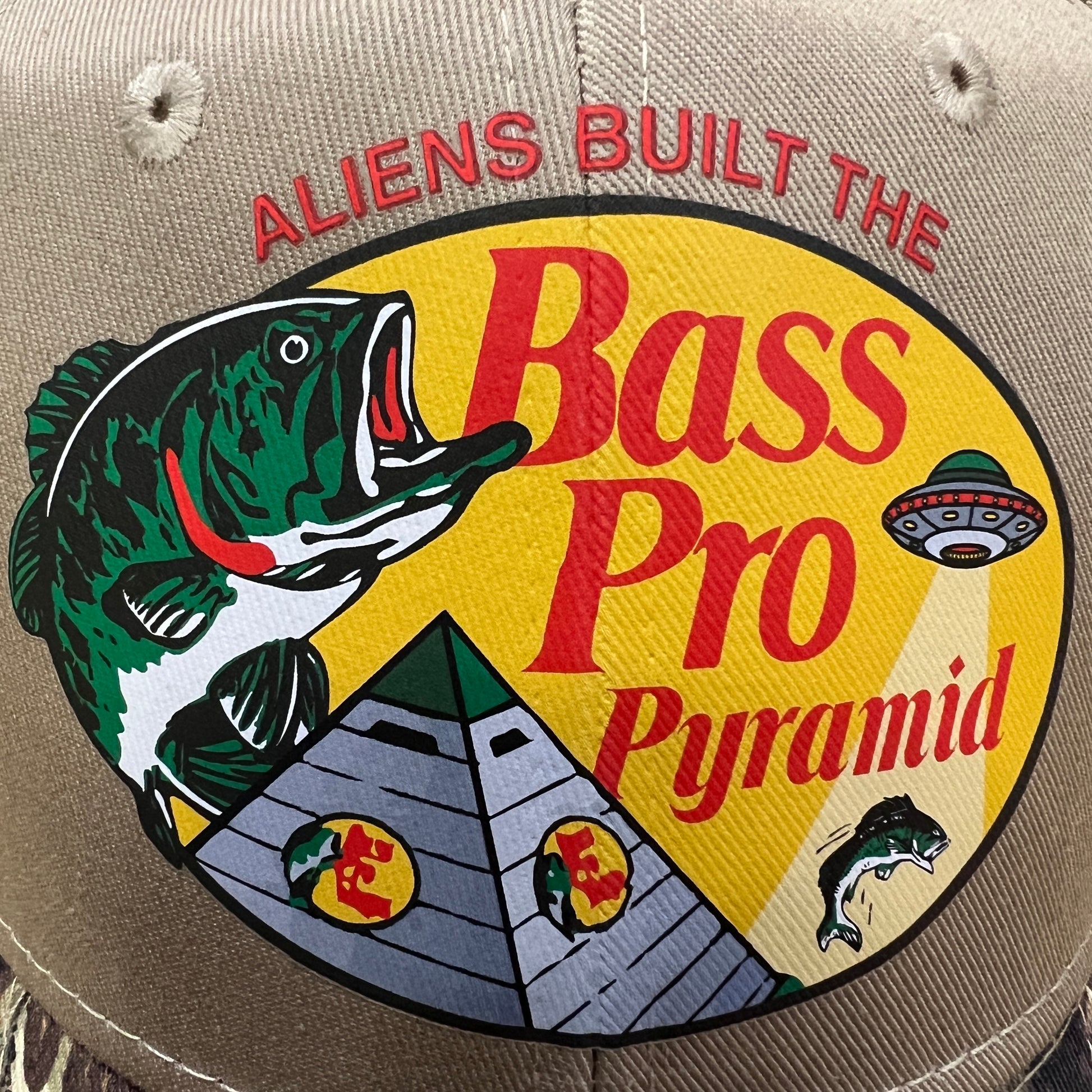 Aliens Built The Bass Pro Pyramid - Camo Hat – The CREAM Shop