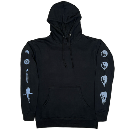"Protect The Toad" - Blue Sky on Black Hoodie