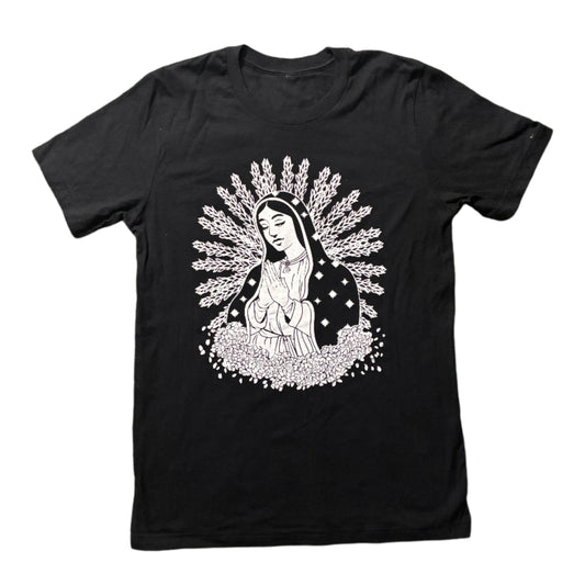 "Our Lady of Guadalupe" Barrio Bread - Black Jersey Tee