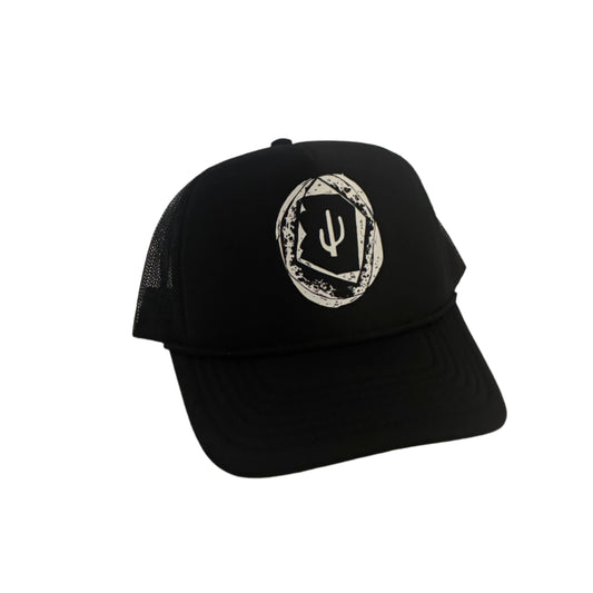 "Barrio Bread Loaf" - Black Trucker Hat