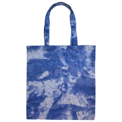 @diadelavina - "Mushroom For Improvement" - Blue Sky Tie Dye Tote Bag