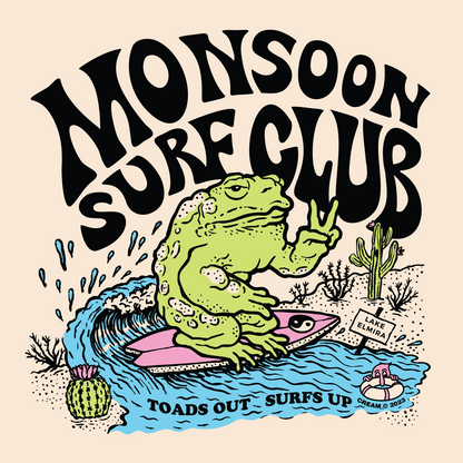 Toads Out Surfs Up - Natural Tank