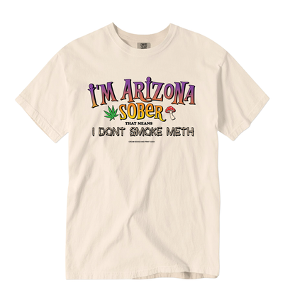 "AZ Sober" - Ivory Tee