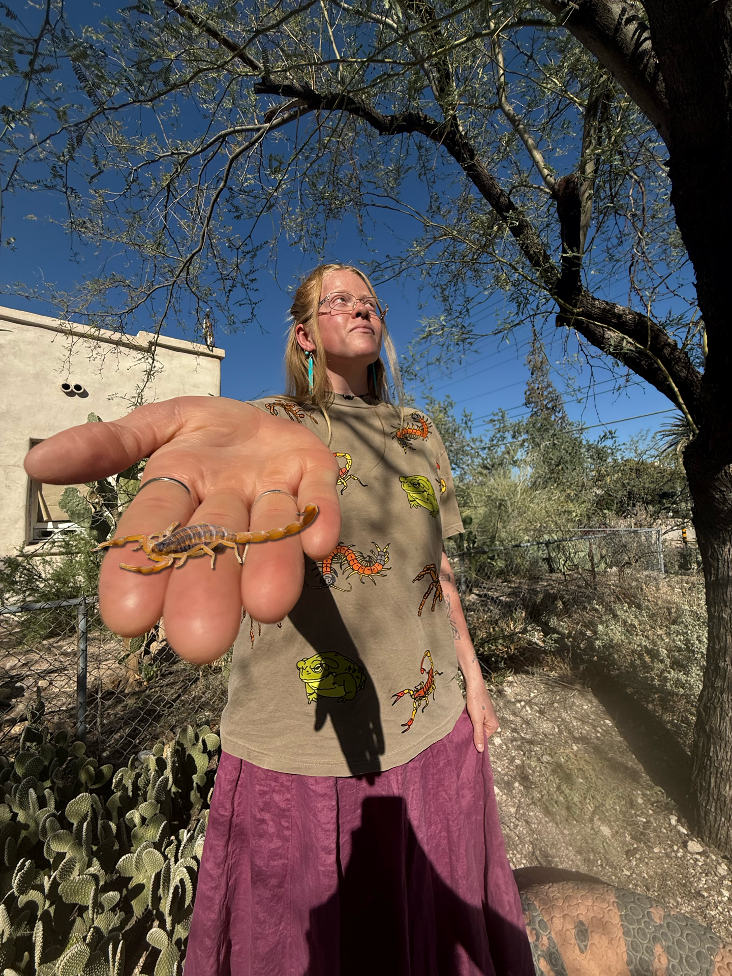 "My Toxic Friends" - Khaki Brown Tee