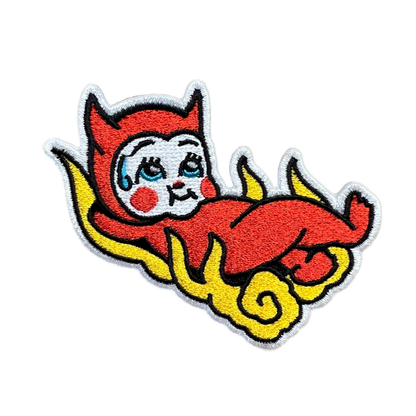 "Flames From Hell" - 3.25" Devil Kewpie Patch
