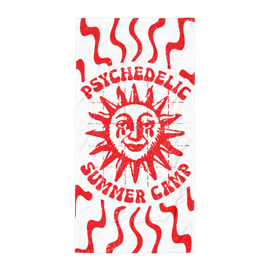 "Psychedelic Summer Camp" - 30" x 60" Towel