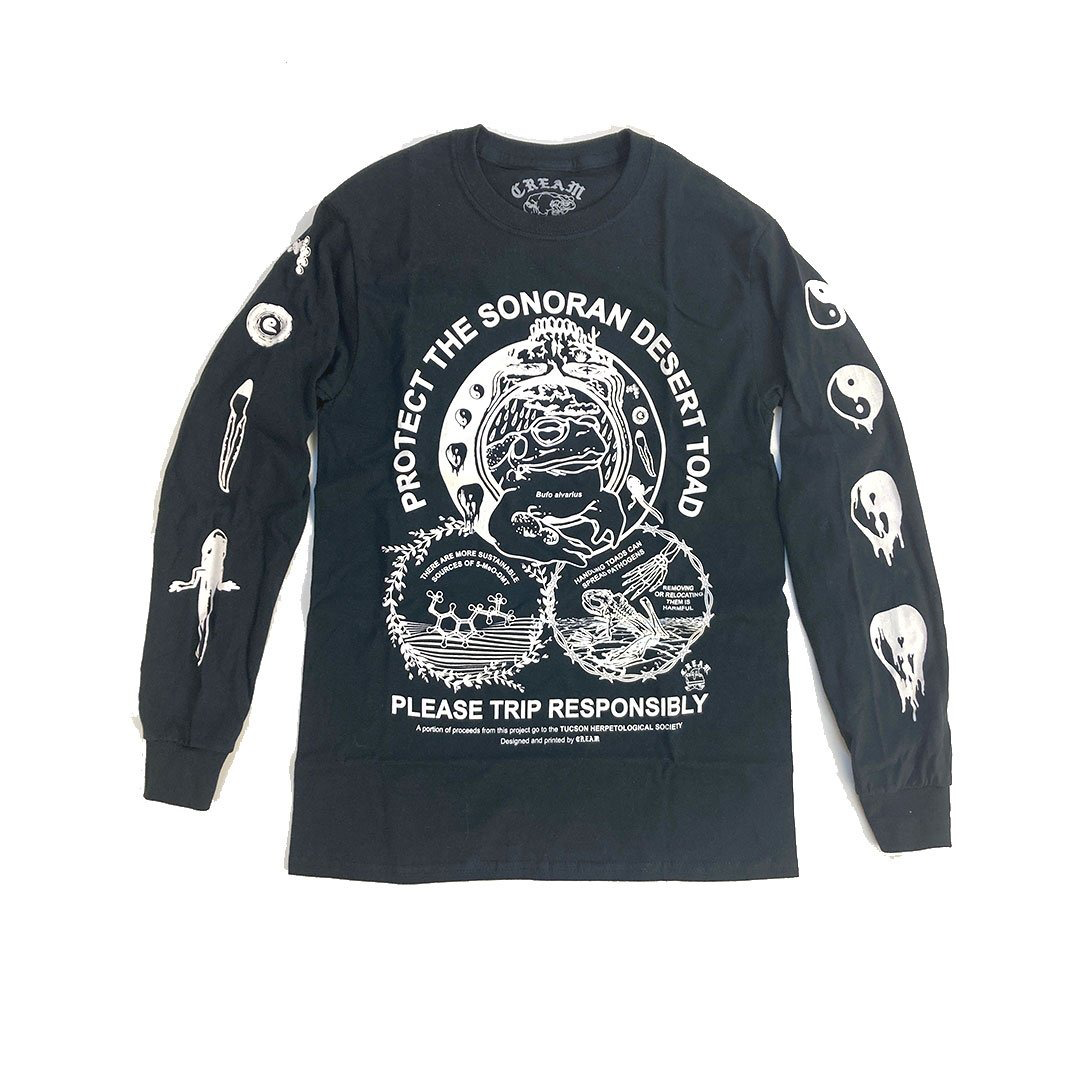 "Protect The Toad" - Black Longsleeve