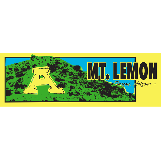 "Mt Lemon" - 9" x 3" Bumper Sticker