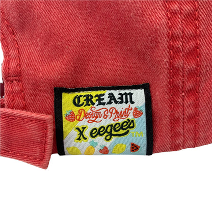 "Take It Easy" - Raspberry Dad Hat - CREAM x Eegee's