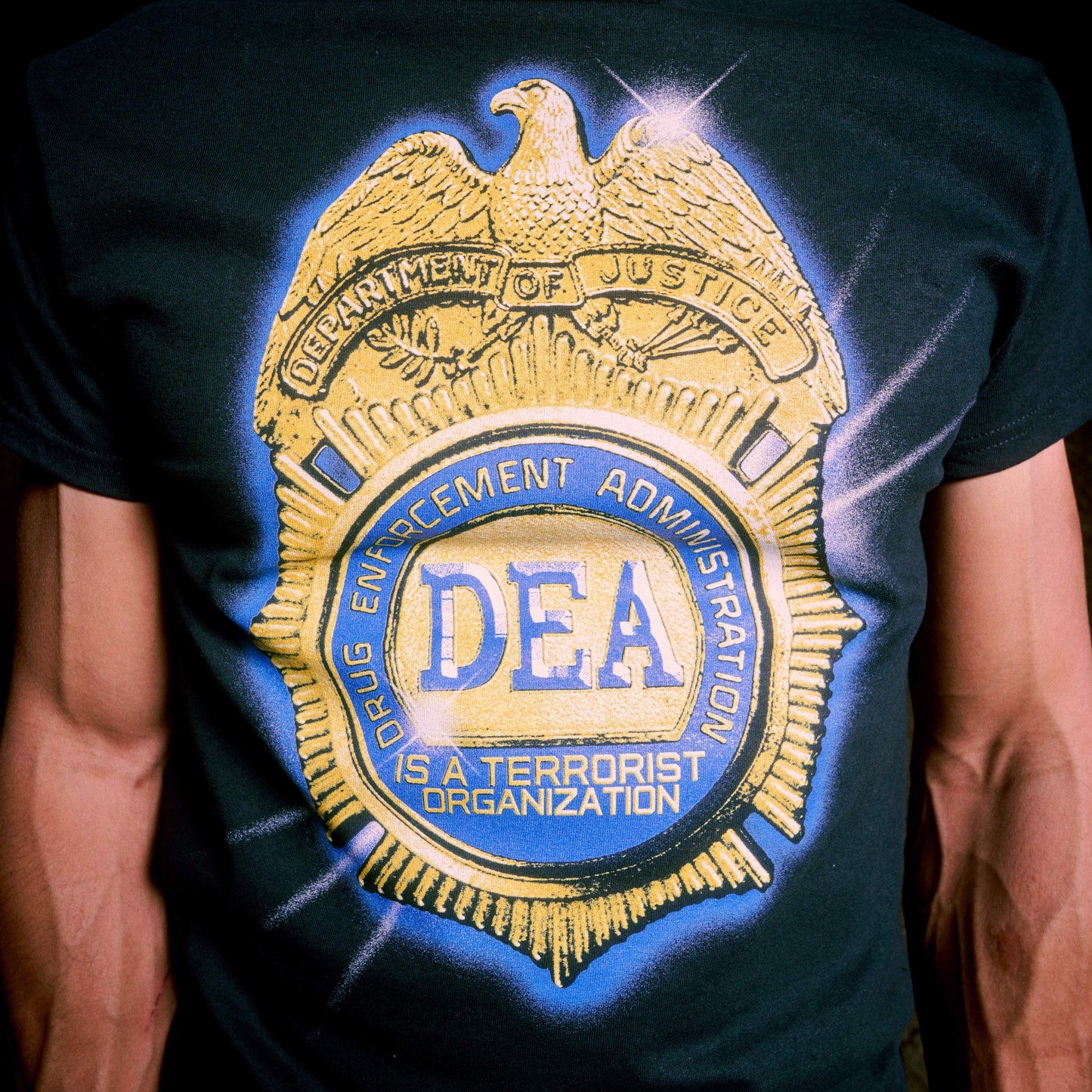 "DEA" - Black Tee
