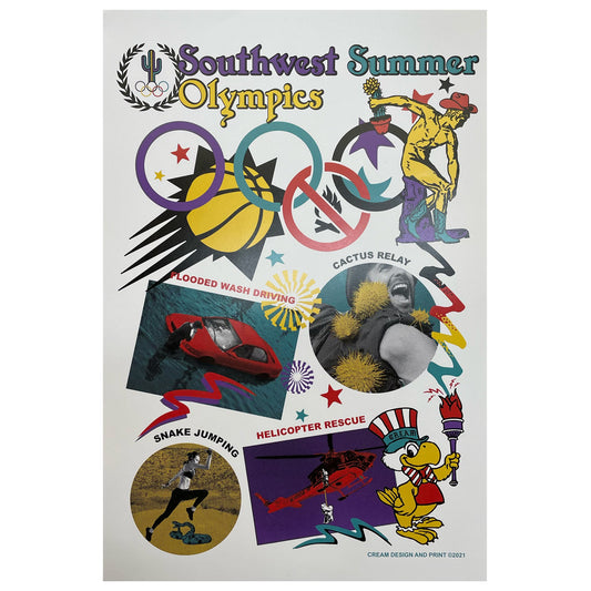 "Southwest Summer Olympics" - 12" x 18" Poster