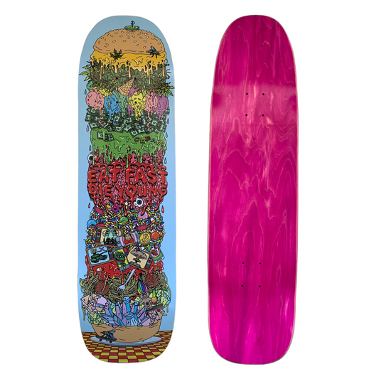 "Carne & Queso Burger" - Skateboard Deck
