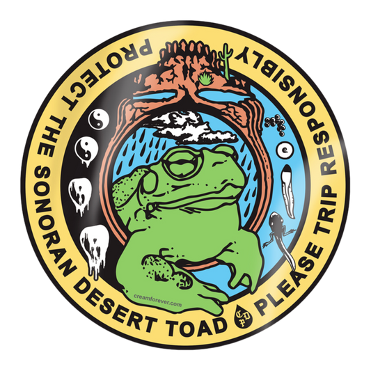 "PROTECT THE TOAD" - 4" x 4" Sticker