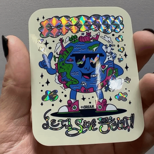 "Let's Save This Joint" - 3" Prismatic Sticker