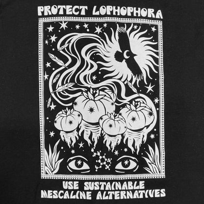"Protect Lophophora" - Black Tee